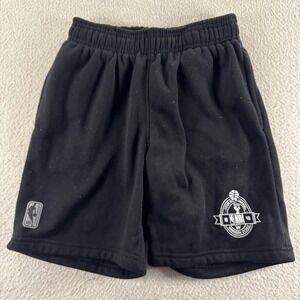 NBA Youth Basketball Shorts Size 8 Black Elastic Waist Sports Activewear Outdoor